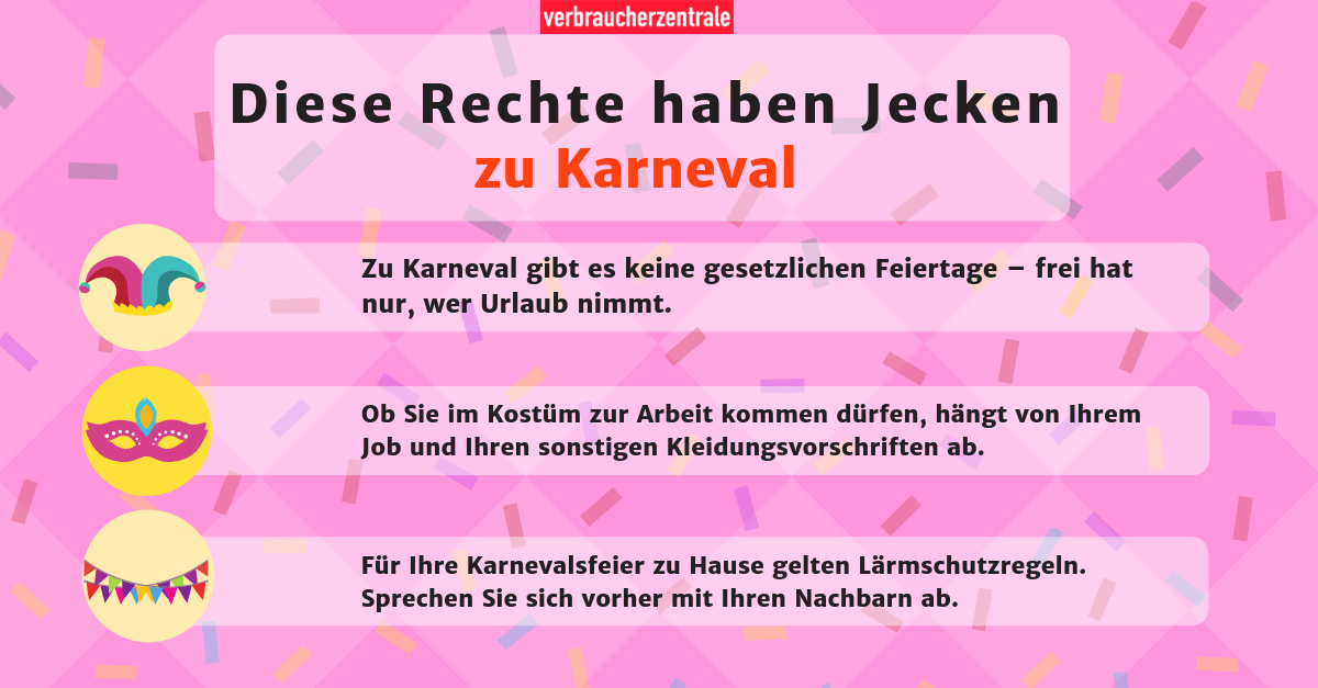 Karneval - Diese Rechte haben Jecke