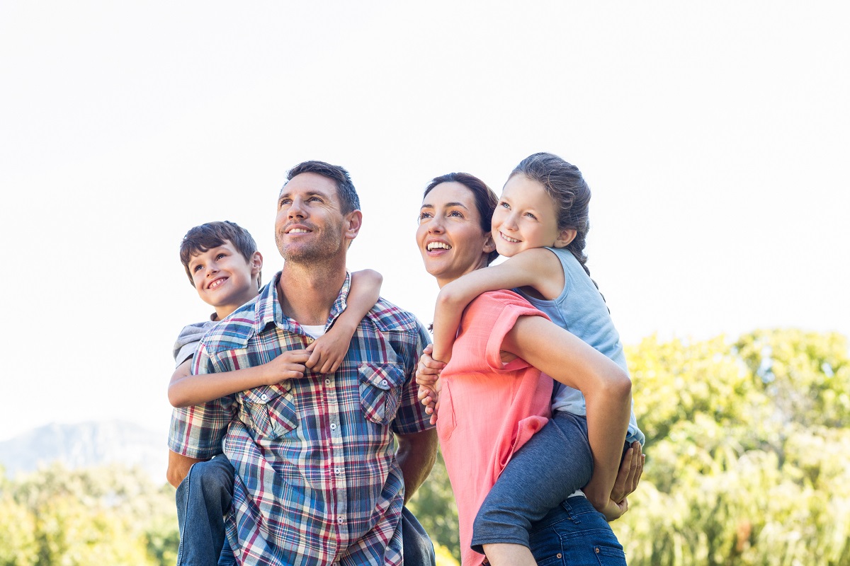 Glückliche Familie