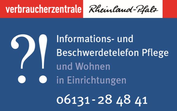 Ein blauer Hintergrund mit weißer Schrift