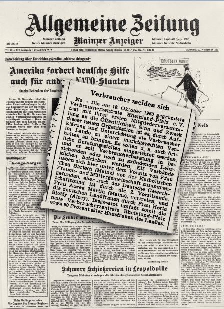 Ein Zeitungsausschnitt