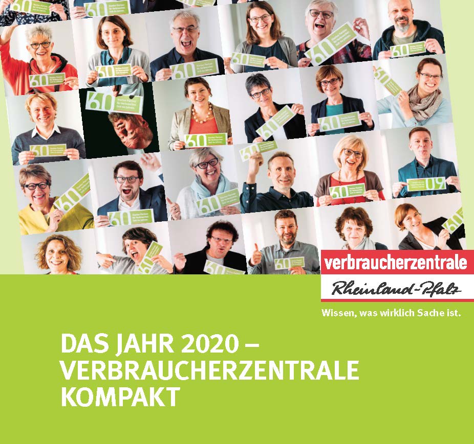 Jahresbericht Verbraucherzentrale RLP 2020