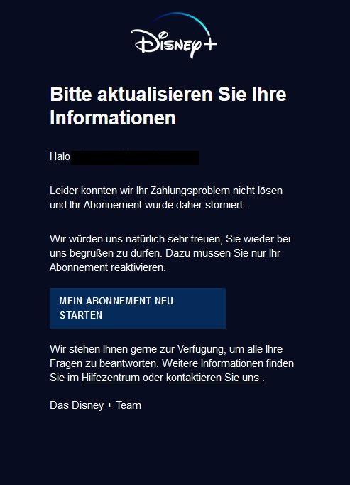 Disney+ Phishing