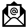 Briefumschlag mit Mail-Zeichen
