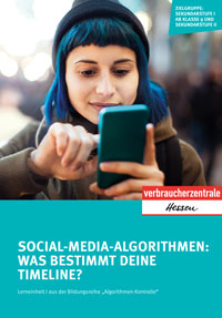 Titelblatt des Unterrichtsmaterials "Social-Media-Algorithmen"