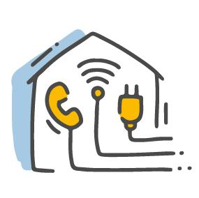 Telefon, Internet und Strom in der neuen Wohnung