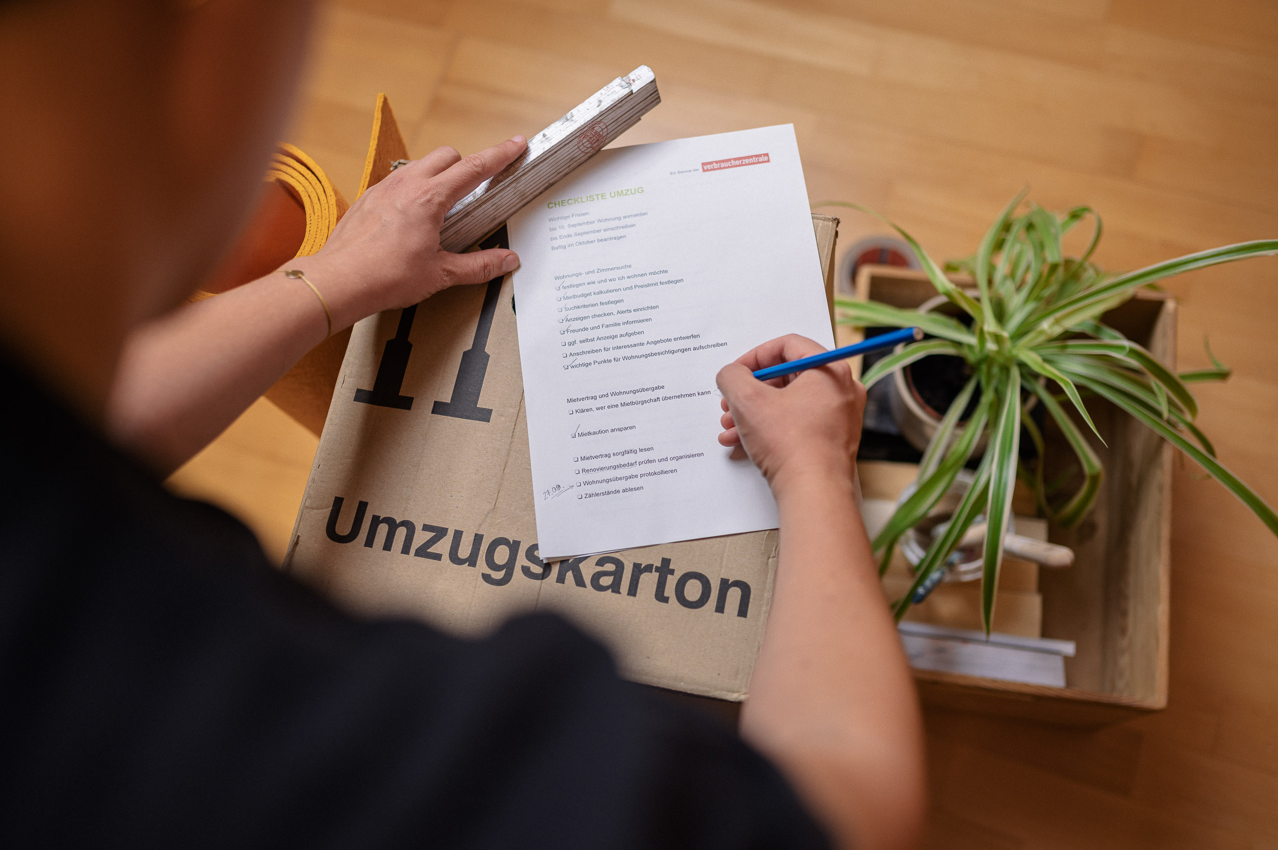 UmzugsCheckliste Was ist beim Auszug in eine neue Wohnung zu beachten? Verbraucherzentrale
