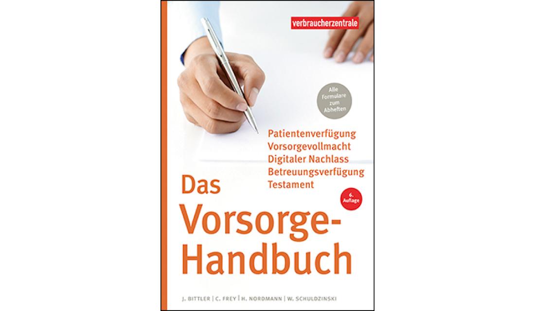 Titelbild des Ratgebers "Das Vorsorge-Handbuch"