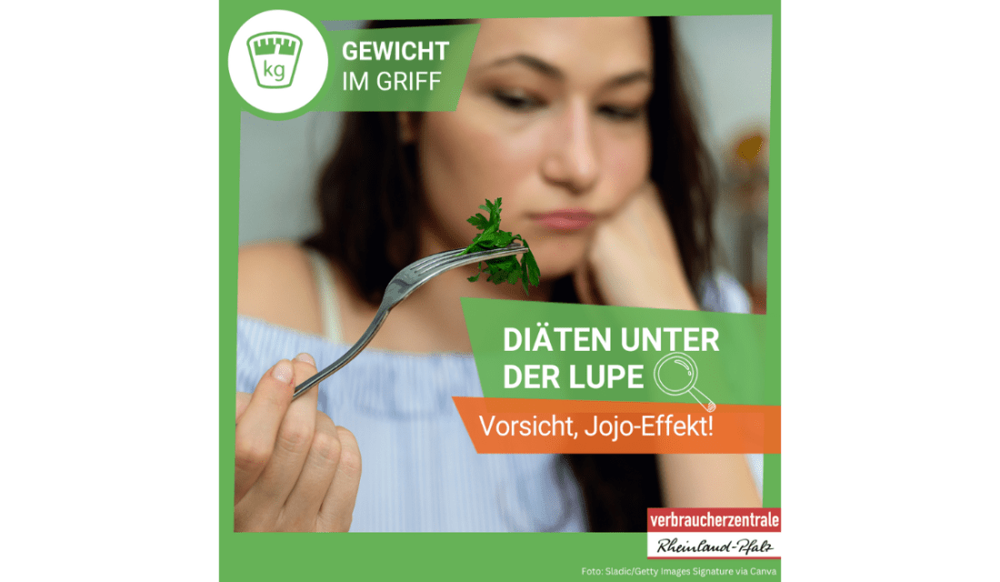 Gewicht im Griff. Diäten unter der Lupe. Aufgepasst vor dem Jojo-Effekt