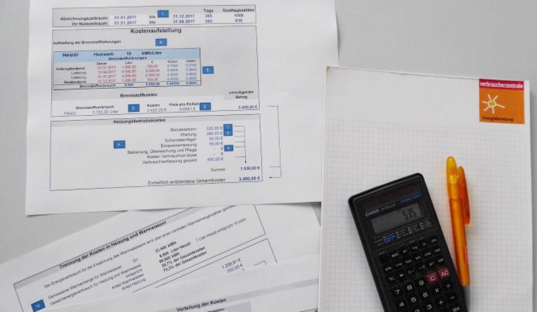 Bild einer Stromrechnung.