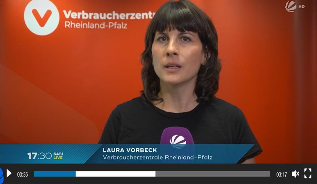 Laura Vorbeck bei SAT1
