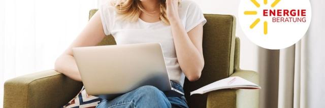 Frau telefoniert - Telefonberatung