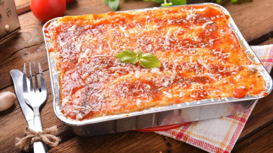 Lasagne in Alufolie