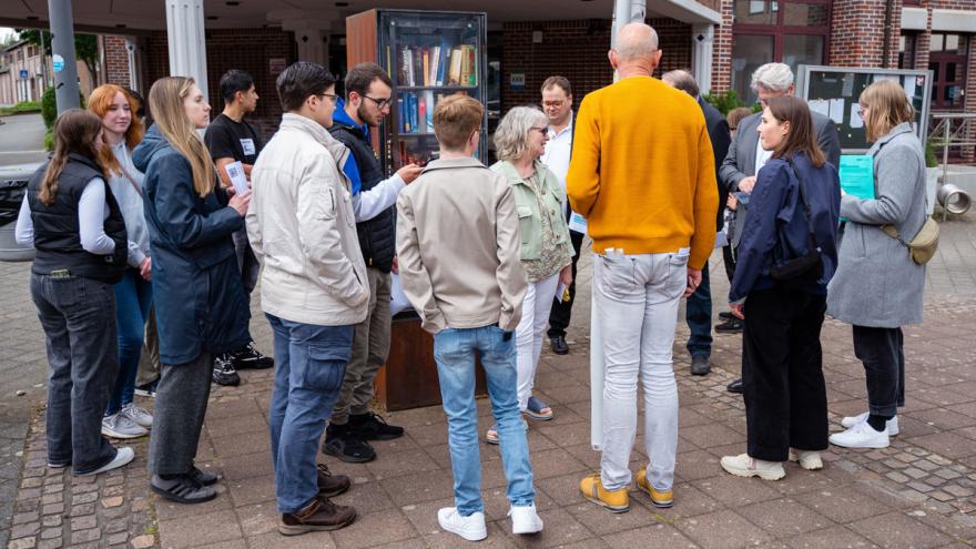 Gruppe bei einem Rundgang