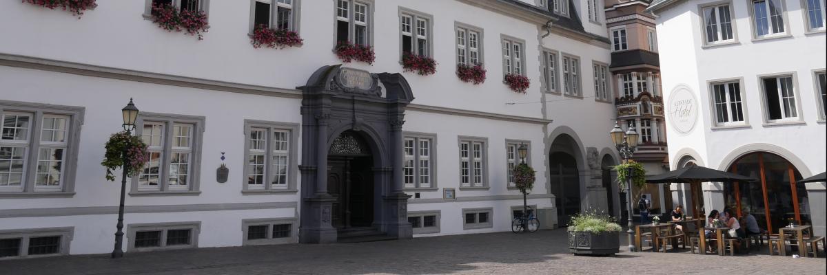 Der Jesuitenplatz in Koblenz.