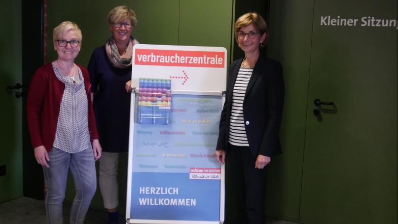 Eingang zum Beratungsstützpunkt.