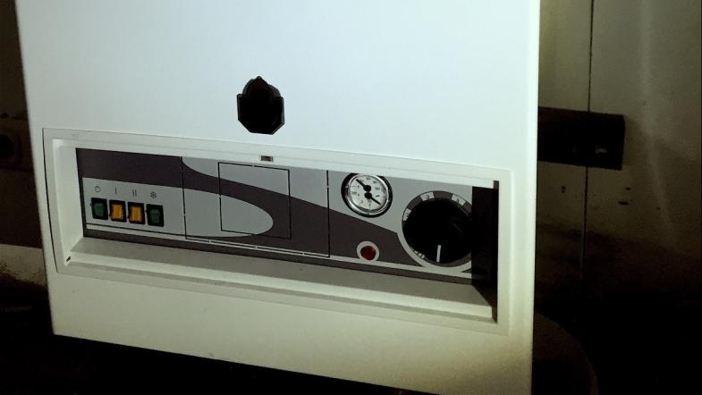 Ein Elektroheizkessel.
