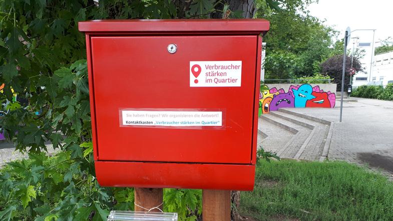 Ein Briefkasten. 