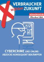 Postkarte mit Text: Cybercrime und Online-Abzocke konsequent bekämpfen
