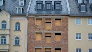 Renovierungsbedürftiges Haus.